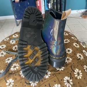Vegan Molly Platform Iridescent Dr. Martens